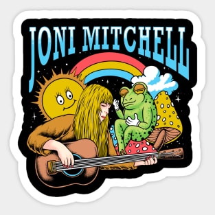 Joni Mitchell And The Frog Sticker